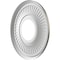 Ekena Millwork Berkshire PVC Medallion (Canopies up to 4 1/2"), 10"OD x 3 1/2"ID x 3/4"P, Metallic Weathered Steel CMP10BEDST - alternate 5